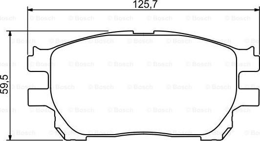 BOSCH 0 986 494 212 - Тормозные колодки, дисковые, комплект autosila-amz.com