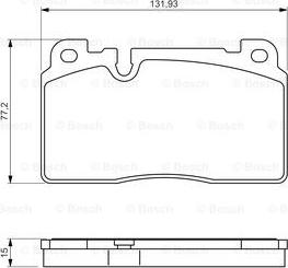 BOSCH 0 986 494 702 - 0 986 494 702 колодки дисковые передние!\ Audi Q5 2.0TFSI/3.0TFSI/2.0TDI/3.0TDI 08> autosila-amz.com