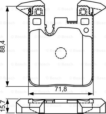 BOSCH 0 986 495 335 - Тормозные колодки, дисковые, комплект autosila-amz.com