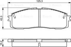 BOSCH 0 986 495 330 - Тормозные колодки, дисковые, комплект autosila-amz.com