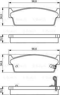 BOSCH 0 986 495 329 - Тормозные колодки, дисковые, комплект autosila-amz.com