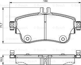 BOSCH 0 986 495 299 - Тормозные колодки, дисковые, комплект autosila-amz.com