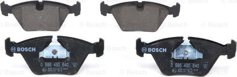 BOSCH 0 986 490 640 - Тормозные колодки, дисковые, комплект autosila-amz.com