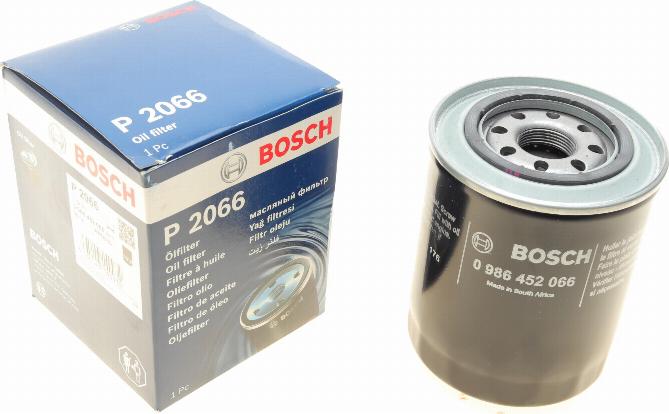 BOSCH 0 986 452 066 - Масляный фильтр autosila-amz.com