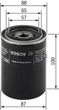 BOSCH 0 986 452 006 - Масляный фильтр autosila-amz.com