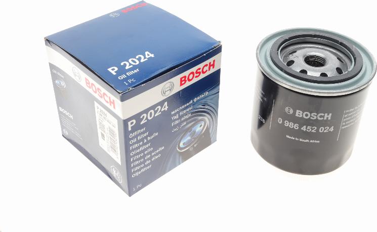 BOSCH 0 986 452 024 - Масляный фильтр autosila-amz.com