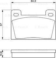 BOSCH 0 986 465 610 - Тормозные колодки, дисковые, комплект autosila-amz.com