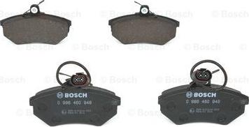 BOSCH 0 986 460 948 - Тормозные колодки, дисковые, комплект autosila-amz.com