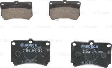 BOSCH 0 986 460 390 - Тормозные колодки, дисковые, комплект autosila-amz.com