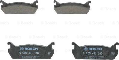 BOSCH 0 986 461 146 - Тормозные колодки, дисковые, комплект autosila-amz.com