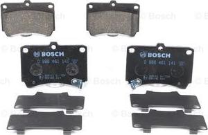 BOSCH 0 986 461 141 - Тормозные колодки, дисковые, комплект autosila-amz.com