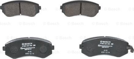 BOSCH 0 986 424 489 - Тормозные колодки, дисковые, комплект autosila-amz.com