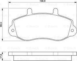 BOSCH 0 986 424 480 - Тормозные колодки, дисковые, комплект autosila-amz.com