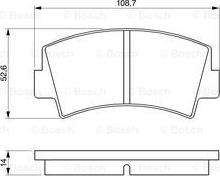 BOSCH 0 986 424 421 - Тормозные колодки, дисковые, комплект autosila-amz.com