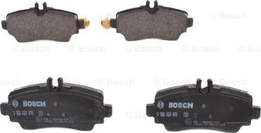 BOSCH 0 986 424 470 - 0 986 424 470 650 00=FO668581=661 000B-SX=FDB1357=571944B !колодки дисковые п.\ MB W168 1.4-2.1 97> autosila-amz.com