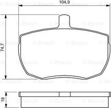 BOSCH 0 986 424 567 - Тормозные колодки, дисковые, комплект autosila-amz.com