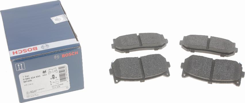 BOSCH 0 986 424 693 - Тормозные колодки, дисковые, комплект autosila-amz.com