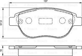 BOSCH 0 986 424 659 - Тормозные колодки, дисковые, комплект autosila-amz.com