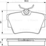 BOSCH 0 986 424 662 - Тормозные колодки, дисковые, комплект autosila-amz.com