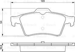 BOSCH 0 986 424 617 - Тормозные колодки, дисковые, комплект autosila-amz.com