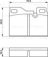 BOSCH 0 986 424 062 - Тормозные колодки, дисковые, комплект autosila-amz.com