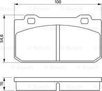 BOSCH 0 986 424 117 - Тормозные колодки, дисковые, комплект autosila-amz.com