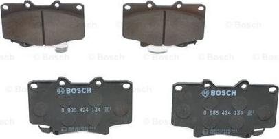 BOSCH 0 986 424 134 - Тормозные колодки, дисковые, комплект autosila-amz.com