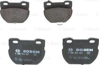 BOSCH 0 986 424 827 - Тормозные колодки, дисковые, комплект autosila-amz.com