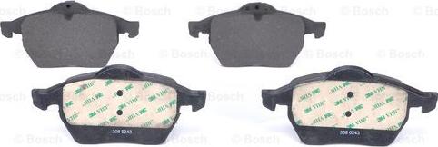 BOSCH 0 986 424 360 - 0 986 424 360 390 10=223613!колодки дисковые п.\Opel Calibra/Vectra/SAAB 900 2.0-2.5/2.0/2.2DTi 95> autosila-amz.com