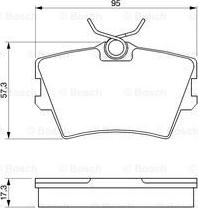 BOSCH 0 986 424 375 - Тормозные колодки, дисковые, комплект autosila-amz.com