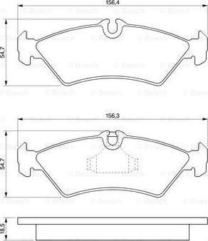 BOSCH 0 986 424 219 - 0 986 424 219 колодки дисковые з. !\MB Sprinter 308D/310D 95>,VW LT 2.3i-2.5TDi 96-98 autosila-amz.com