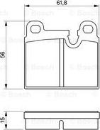 BOSCH 0 986 424 283 - Тормозные колодки, дисковые, комплект autosila-amz.com