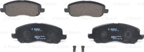 BOSCH 0 986 424 716 - Тормозные колодки, дисковые, комплект autosila-amz.com