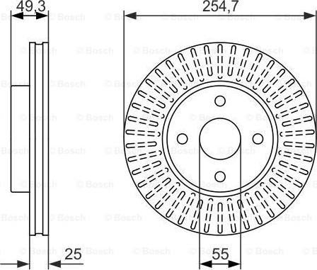 Nipparts J3302140 - Тормозной диск autosila-amz.com