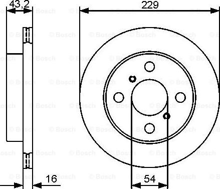 BOSCH 0 986 479 417 - Тормозной диск autosila-amz.com