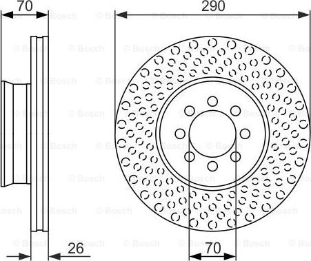 BOSCH 0 986 479 602 - Тормозной диск autosila-amz.com