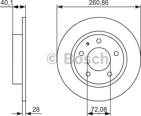 BOSCH 0 986 479 894 - Тормозной диск autosila-amz.com