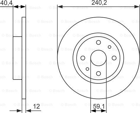 BOSCH 0 986 479 858 - Тормозной диск autosila-amz.com