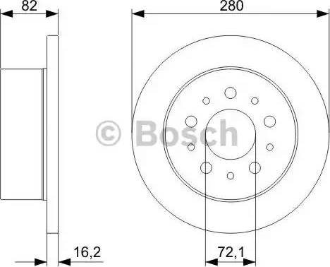 BOSCH 0 986 479 298 - Тормозной диск autosila-amz.com