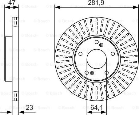 BOSCH 0 986 479 A99 - Тормозной диск autosila-amz.com