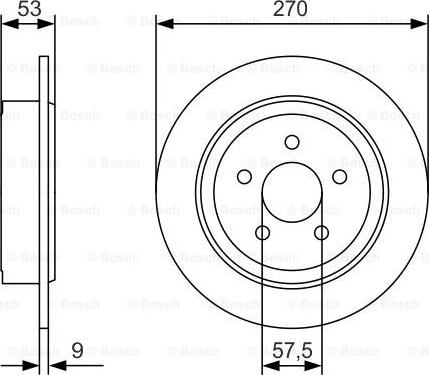 BOSCH 0 986 479 A79 - Тормозной диск autosila-amz.com