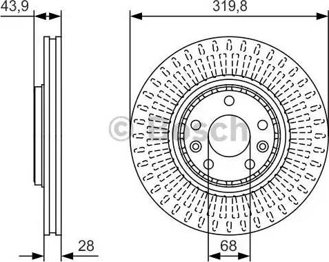 BOSCH 0 986 479 S94 - Тормозной диск autosila-amz.com