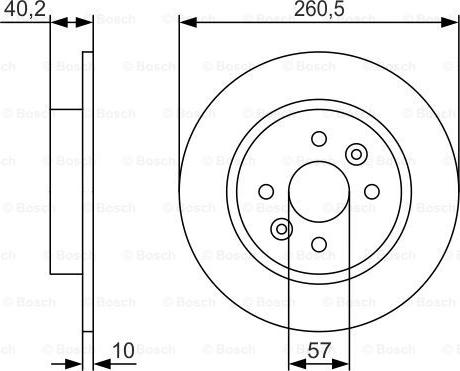 BOSCH 0 986 479 S85 - Тормозной диск autosila-amz.com