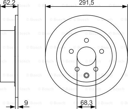 BOSCH 0 986 479 S71 - Тормозной диск autosila-amz.com