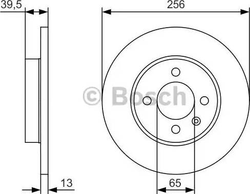 BOSCH 0 986 479 T48 - Тормозной диск autosila-amz.com