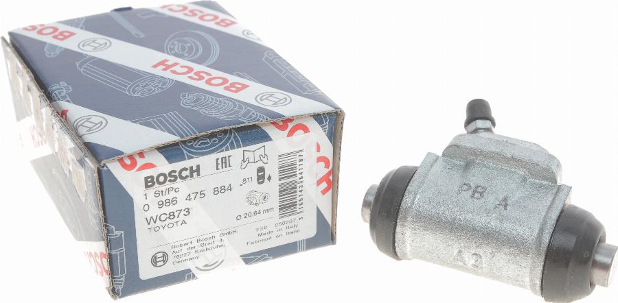 BOSCH 0 986 475 884 - Колесный тормозной цилиндр autosila-amz.com