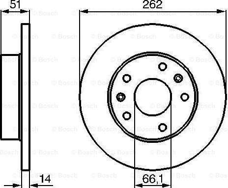 BOSCH 0 986 478 991 - Тормозной диск autosila-amz.com