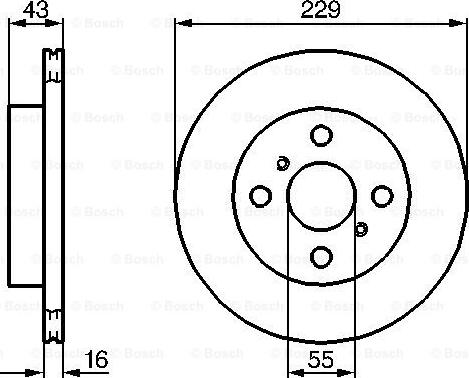 BOSCH 0 986 478 491 - Тормозной диск autosila-amz.com