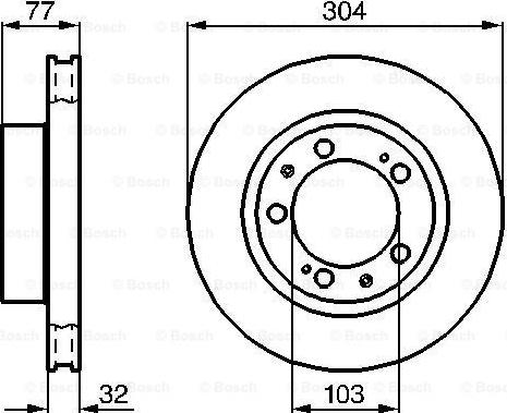 BOSCH 0 986 478 409 - Тормозной диск autosila-amz.com