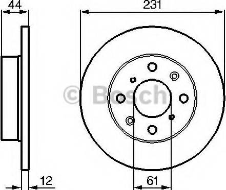 BOSCH 0 986 478 587 - Тормозной диск autosila-amz.com